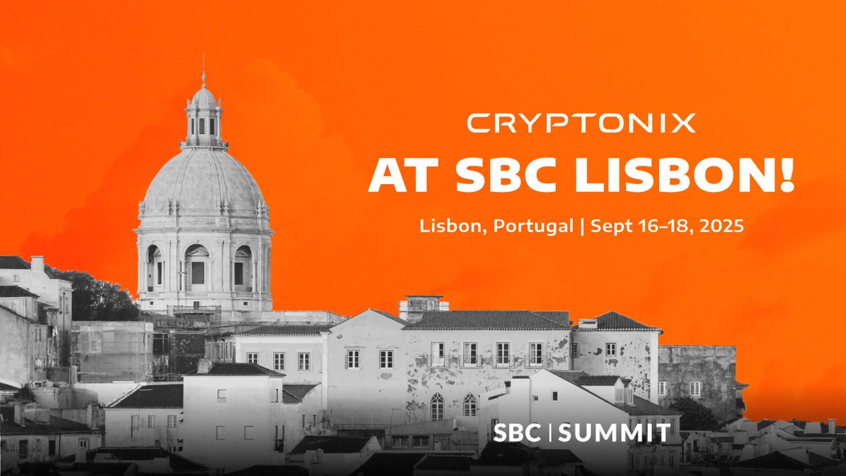 Cryptonix_pay's tweet image. SBC Summit Lisbon starts tomorrow! ✈️

Catch Cryptonix (16–18 Sept) at Feira Internacional de Lisboa. Speed | Trust | Global reach
👉calendly.com/alex-czp

#SBCSummit #CryptoPayments #crypto #bitcoin #BTC