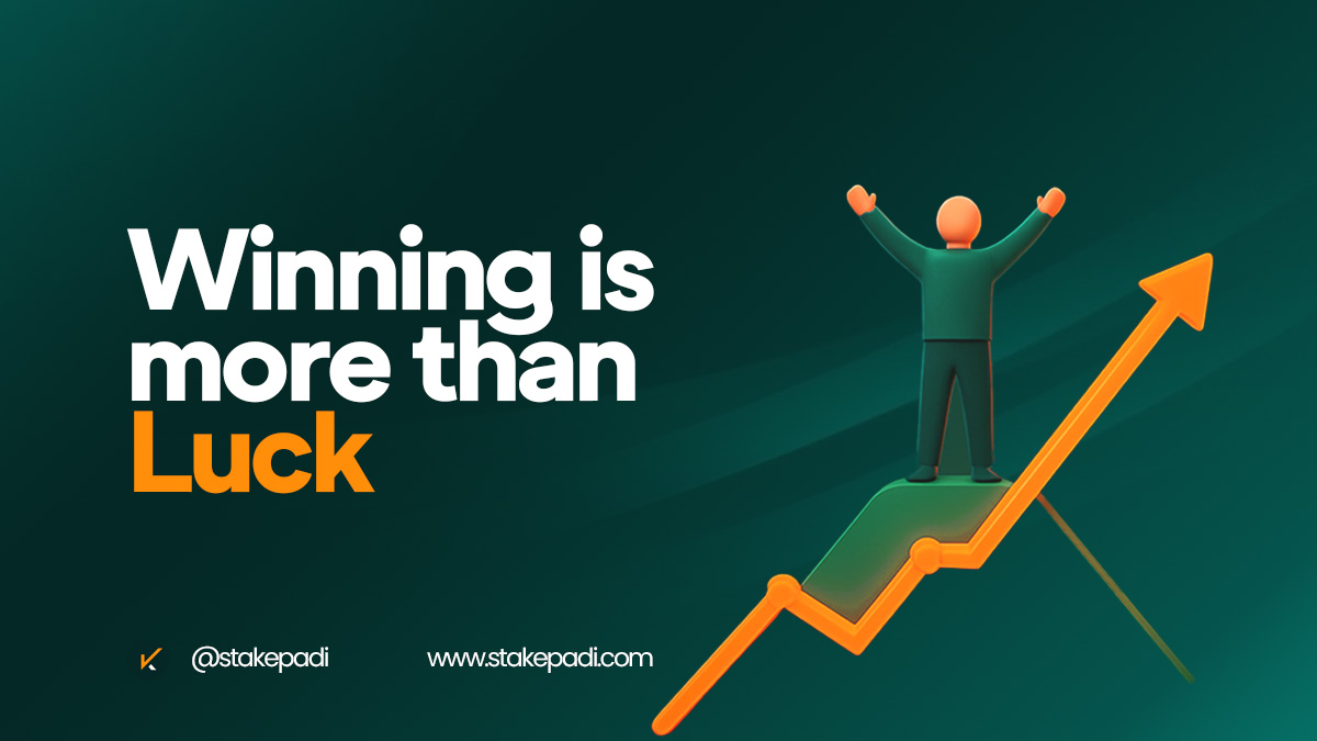 Star_eazi's tweet image. How much of winning is really luck… and how much is skill? 🤔
This is a story of why intentionality beats fate every time — and why you need @stakepadi @SuperteamNG
A mini thread..