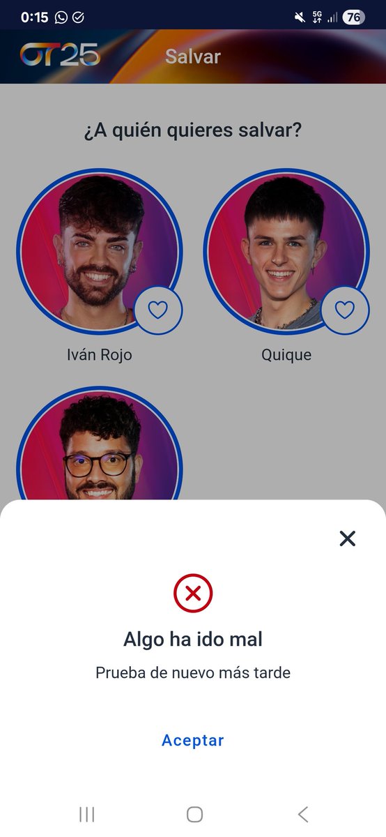 EyS_611's tweet photo. Imposible votar..  #OTGala0 https://t.co/ryxtopGAyr