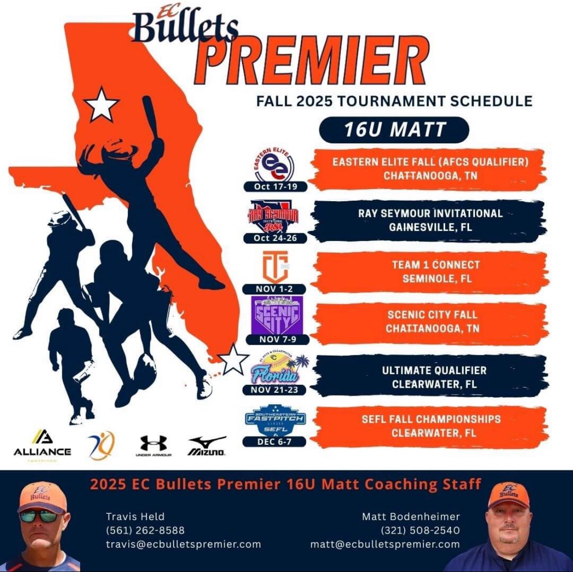 UPDATED FALL SCHEDULE ‼️ So excited to compete with my teammates!! Come watch us play!! 🧡 <a href="/ecbullets16U/">EC Bullets Premier 16U Matt</a> <a href="/ECB_Premier/">EC Bullets Premier</a> <a href="/RBPD5015/">Matt Bodenheimer</a> @HeldTravis45922 <a href="/RandiL22/">Randi Lynne</a>