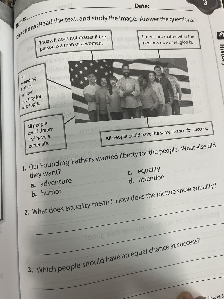 The realization that over half the nation doesn’t understand this is just so bizarre. Apparently, some of you need to go back to third grade.