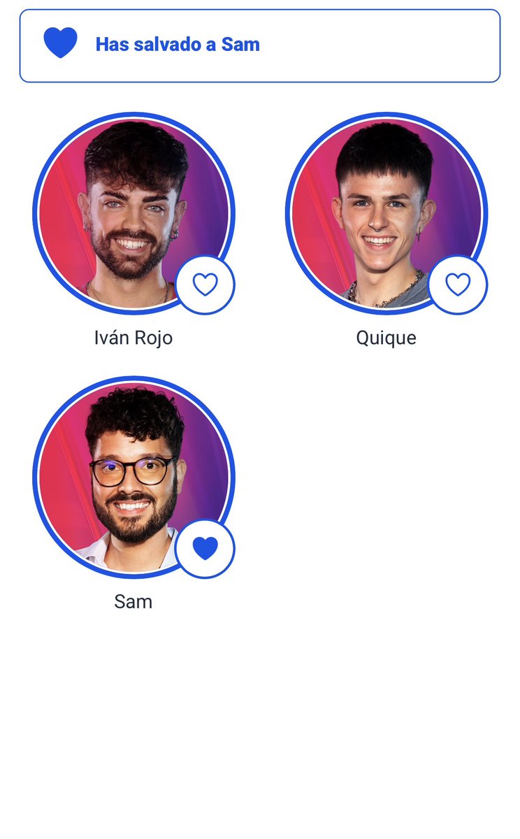 He salvado a Sam por descarte, porque madre mía… CIRCO!
#OTGala0