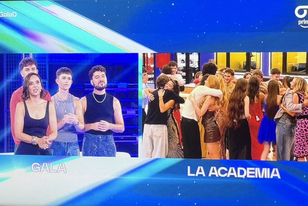Os vais a quedar aquí viendo como entran en la academia y vamos a partir la pantalla en duplex para que se vea lo perdedores que sois. 

#OTGala0