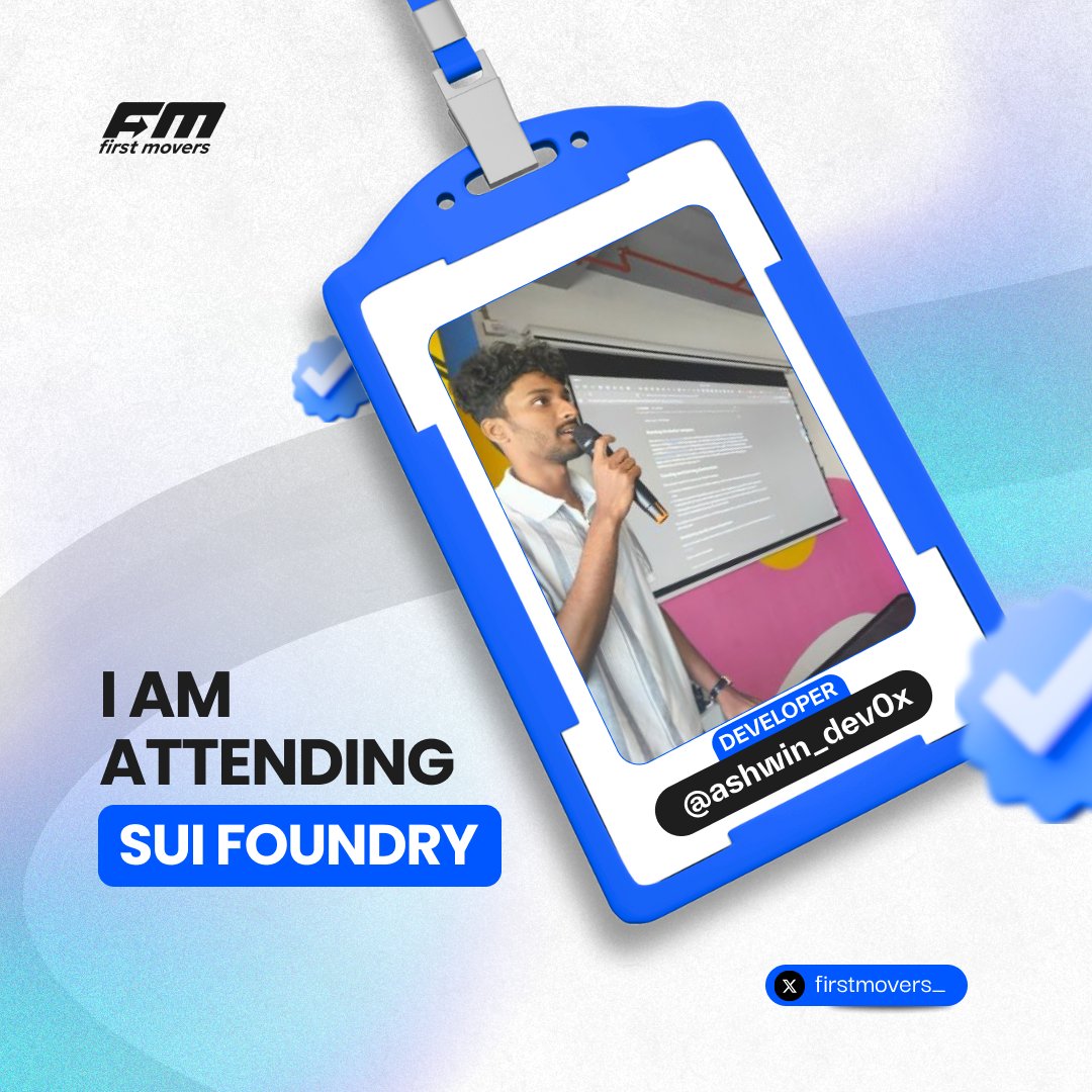 Ashwin (@ashwin_2710) on Twitter photo Something's cooking π₯
Super pumped up to build with <a href="/SuiNetwork/">Sui</a>'s full stack at Sui Foundry organised by <a href="/firstmovers_/">First Movers</a> Something's cooking π₯
Super pumped up to build with <a href="/SuiNetwork/">Sui</a>'s full stack at Sui Foundry organised by <a href="/firstmovers_/">First Movers</a>