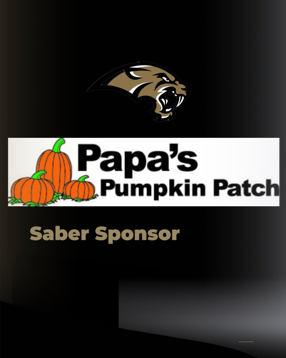 🌟 A big thank you to Papa's Pumpkin Patch for supporting Saber Volleyball! Your generosity helps our athletes shine on and off the court. We couldn’t do it without you!