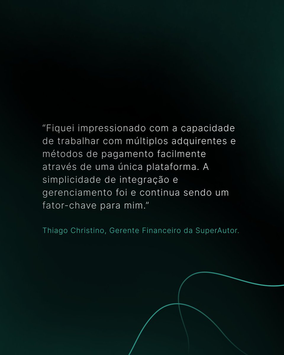 Tecnologia boa é aquela que resolve. E melhor ainda quando o cliente reconhece. 💚

Com a Malga, a SuperAutor conseguiu aprovar mais, pagar menos por transação e ter uma operação mais estável. 

No fim das contas, tudo o que a gente faz é pensando no cliente. Sempre. 🙌