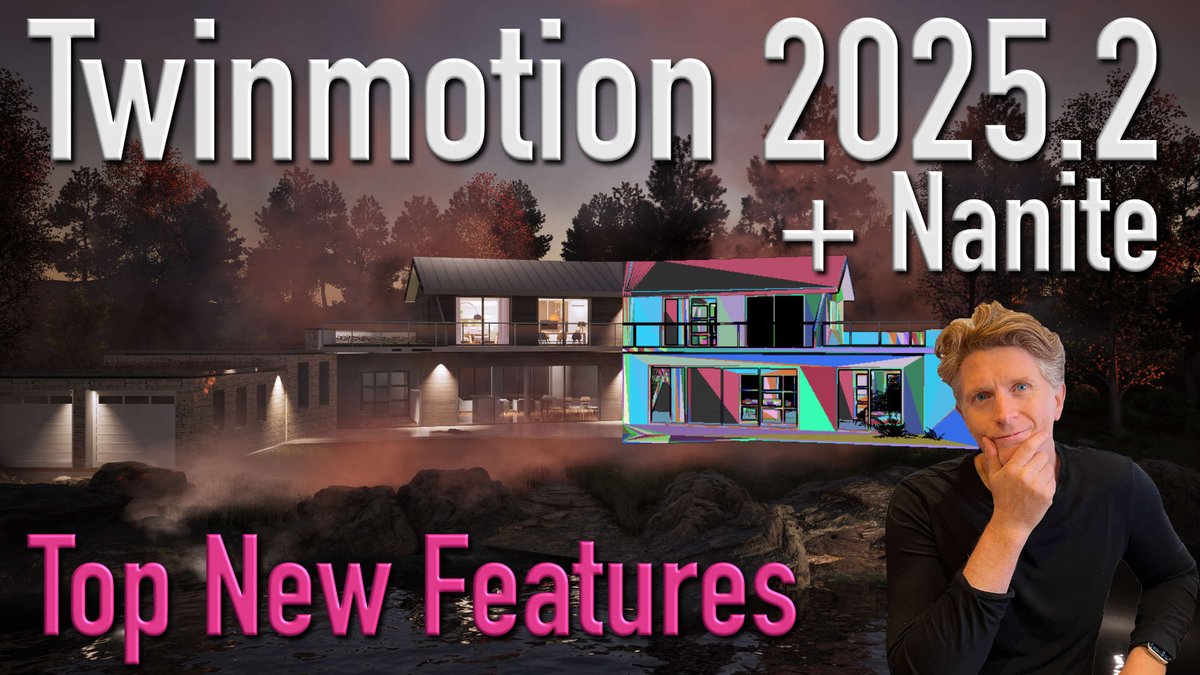 Twinmotion 2025.2 – Top New Features for Architecture Visualisation: youtu.be/PFTEhUYfihs

This video will help you understand why 2025.2 is a must-try release.

#Twinmotion #Twinmotion2025 #NewFeatures #Architecture #Visualization #Visualisation  #TwinmotionTutorial