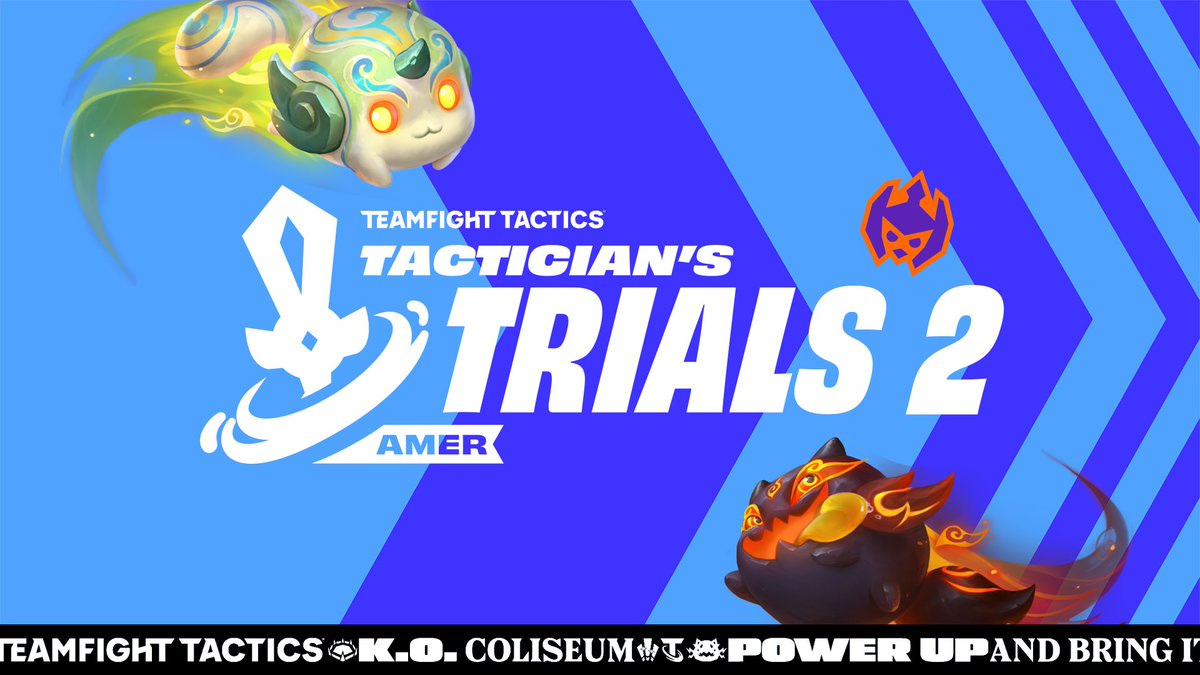 CompeteTFT's tweet image. AMER! 🎯 Tactician’s Trials 2 is open for registration — now featuring On-Demand Tournaments!

We’re testing a more accessible format open to all players, no rank restriction, and your feedback really matters.

More info and registrations:
➡️ rallycry.gg/tft