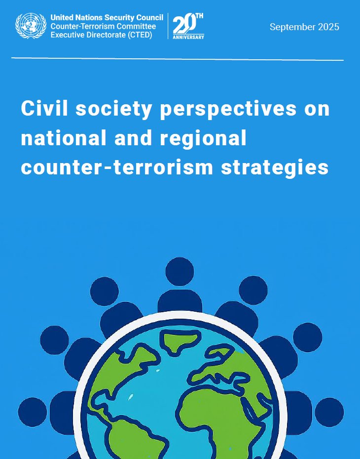 🚨Civil society is essential to effective counter-terrorism measures. <a href="/UN_CTED/">United Nations CTED</a>'s new report highlights global CSO perspectives on national and regional CT strategies. From West Africa to Southeast Asia, good practices reflecting local realities show how.

tinyurl.com/4rvp9szb