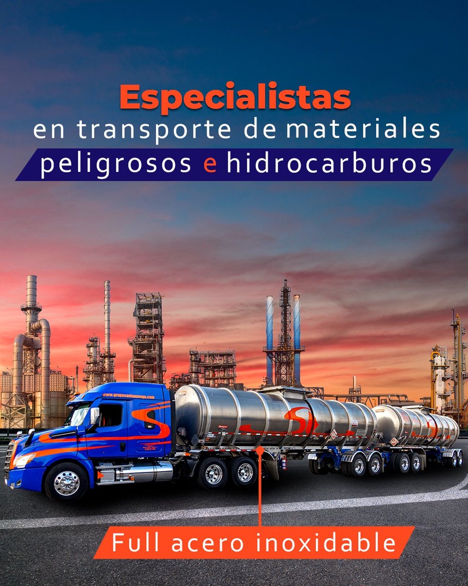 JsvTransportes's tweet image. En Transportes JSV contamos con la experiencia, el equipo y las certificaciones necesarias para transportar materiales peligrosos e hidrocarburos con los más altos estándares de seguridad.📷

¡Cotiza con nosotros hoy mismo!
(833) 104 5274

#TransportesJSV #MaterialesPeligrosos