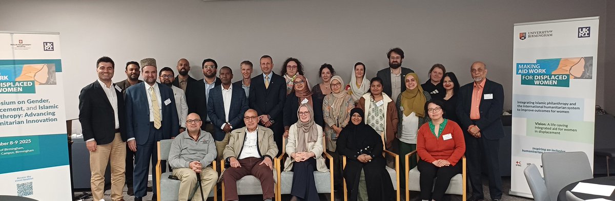 We did it! Two days Symposium at <a href="/unibirmingham/">Uni of Birmingham</a> brought together global voices to reimagine humanitarian aid.
Keynotes from @UNHCR &amp; <a href="/OIC_OCI/">OIC</a>, panels on Islamic social finance, gender sensitivity &amp; peacebuilding. Many ways of doing good! <a href="/UNmigration/">IOM - UN Migration 🇺🇳</a> <a href="/ICRC/">ICRC</a> makingaidwork.org