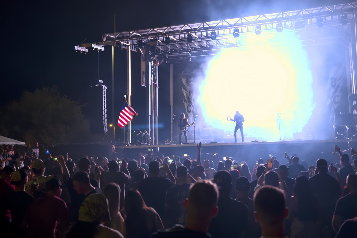 What a night at Freedom Crossing 9/13! 🤘 The Let Freedom Sing concert series kicked off with an amazing show. Thanks to <a href="/FreedomCrossing/">Freedom Crossing</a>, The Exchange,  Fort Bliss law enforcement, and everyone for the fun, safe event.  
#RockOn #ItsBetterAtBliss