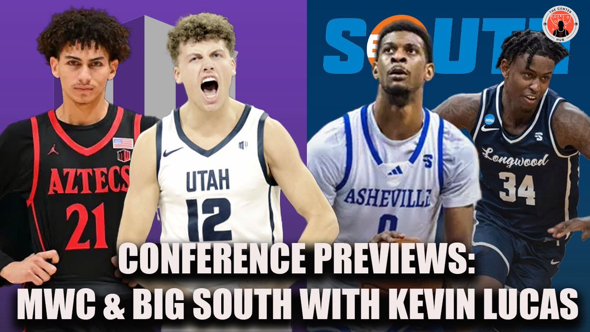 TOMORROW: We will LIVE on YouTube and X with <a href="/KevLukethaGreat/">𓃭7𓃭</a> at 7 PM EST to discuss the MWC and Big South to promote our CBB pre-season magazine. Pre-order at the link below 

🔗: centerhub.gumroad.com/l/collegehoops
