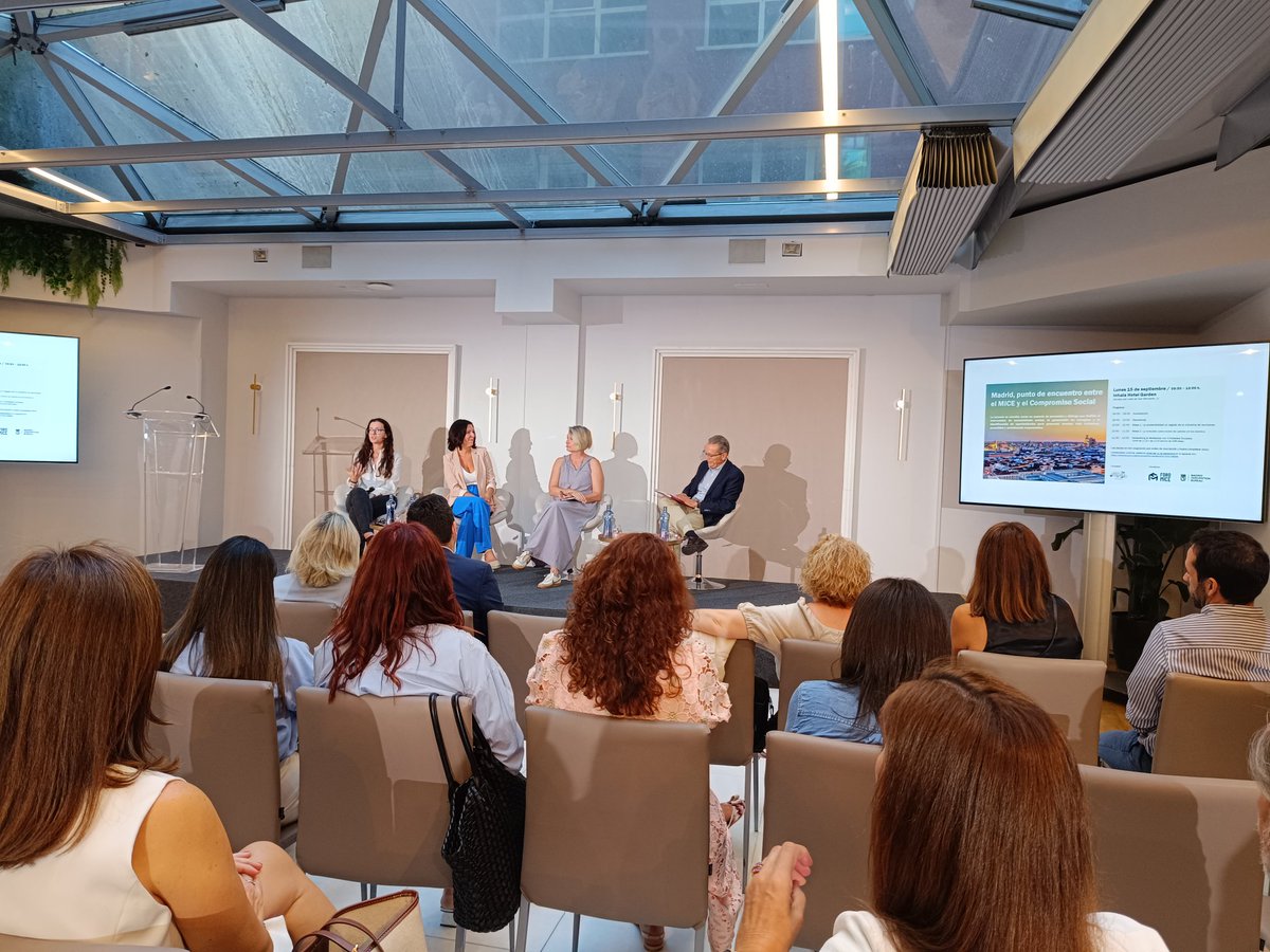 Hoy hemos participado encuentro organizado por el <a href="/ForoMice/">ForoMICE</a> y #MadridConventionBureau, junto a 19 entidades sociales para conectar con el sector MICE y compartir cómo podemos contribuir a que los eventos sean más sostenibles e inclusivos. 
#EventosSostenibles #ImpactoPositivo