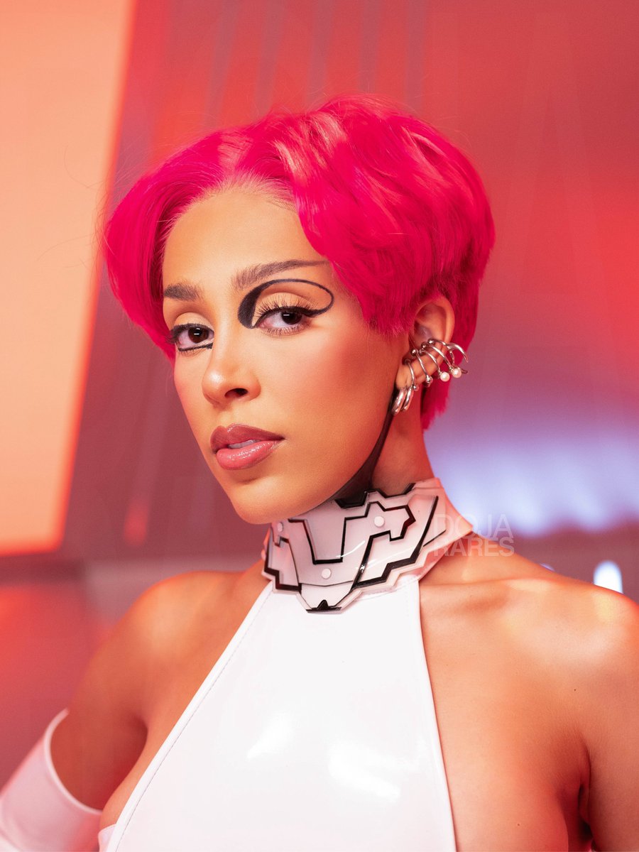 Unseen portrait of Doja Cat on the set of the “Get Into It (Yuh)” music video.