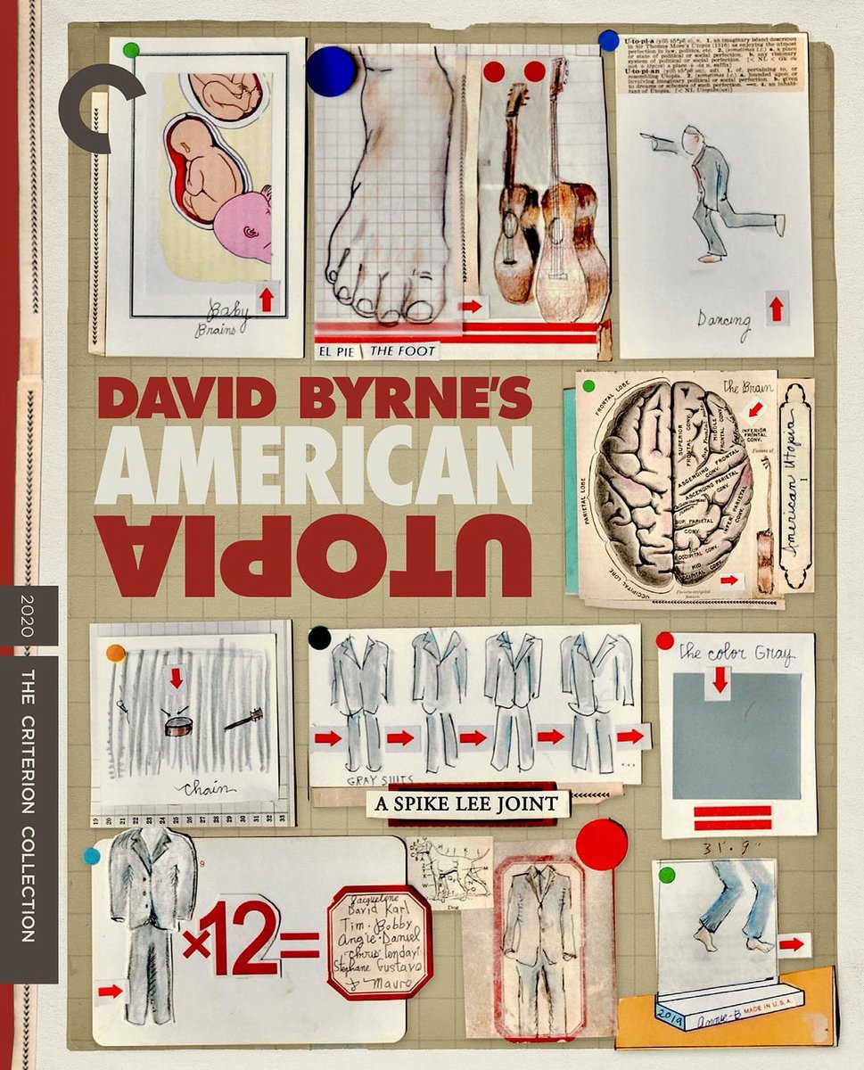 Coming to 4K UHD 12/16 from Criterion Collection 

David Byrne’s American Utopia 4K UHD 

4K digital master, supervised by director of photography Ellen Kuras, with 5.1 surround DTS-HD Master Audio soundtrack
One 4K UHD disc of the film and one Blu-ray with the film and special