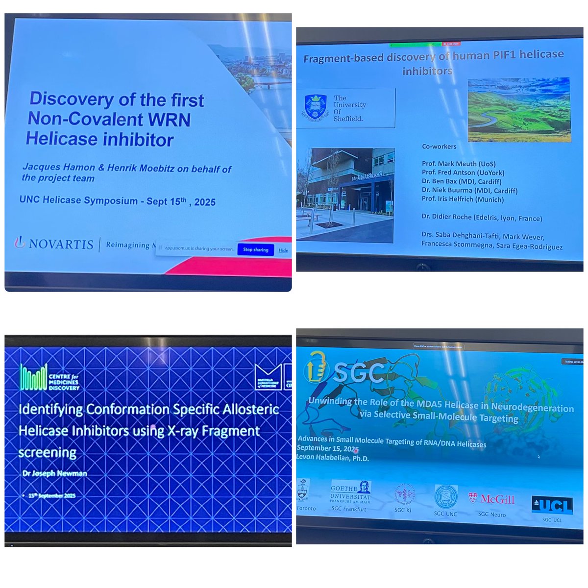 CameronLabUNC's tweet image. 25 years ago I was told not to consider a helicase as a therapeutic target. Guess I should not have followed that advice back then. So many examples will be published soon…