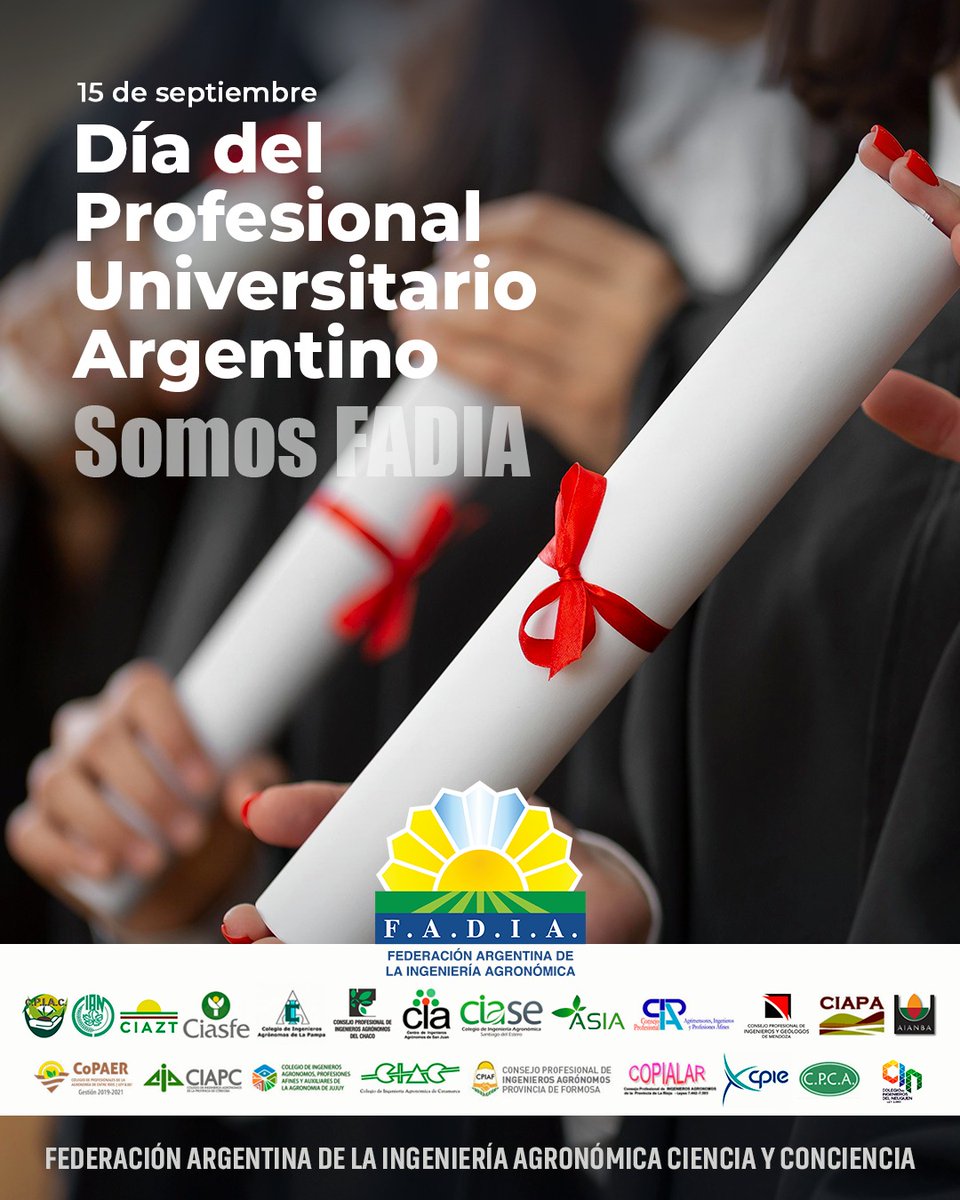 El 15 de septiembre se conmemora el Día del Profesional Universitario Argentino en homenaje a los profesionales de Tucumán que en 1975 realizaron un paro general para repudiar hechos de violencia institucional contra profesionales de diferentes disciplinas.