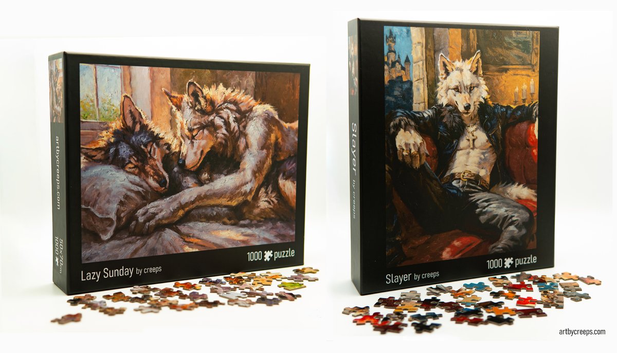 My puzzles are officially at my door! if you order one on my website you will get it sent this week!