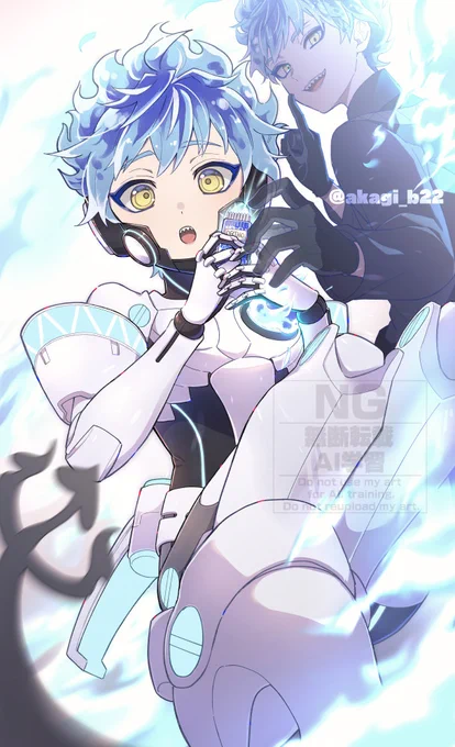 アーキタイプ・ギアを見るたび 6章終盤のシーンを連想して咽び泣く… #twstファンアート #ツイステファンアート