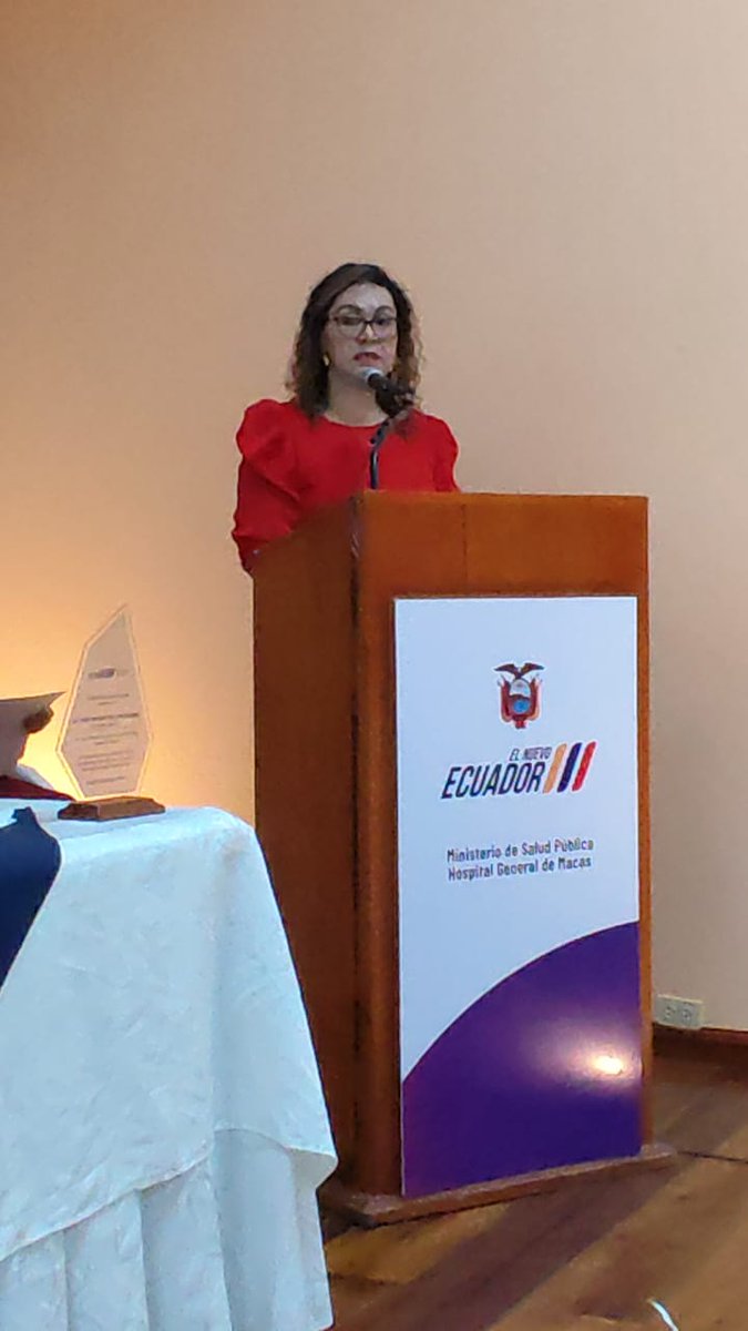 HGeneralMacas's tweet photo. #MoronaSantiago | Con la presencia de autoridades provinciales y locales, el @HGeneralMacas 🏥 desarrolla la sesión solemne por su XV Aniversario de creación, conmemorando 15 años de servicio a la comunidad. #ElNuevoEcuado https://t.co/OWwpoNpRnl