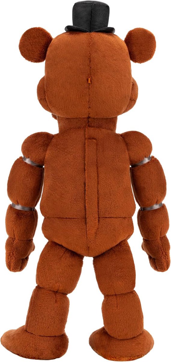 The new 14” Poseable Freddy Fazbear plushie has been spotted on Amazon for pre-order!

Squeezing his chest will open his mouth and trigger sounds like laughing, running, a jumpscare scream, and more. He also features glow-in-the-dark eyes!

Item releases on December 15th!

Link