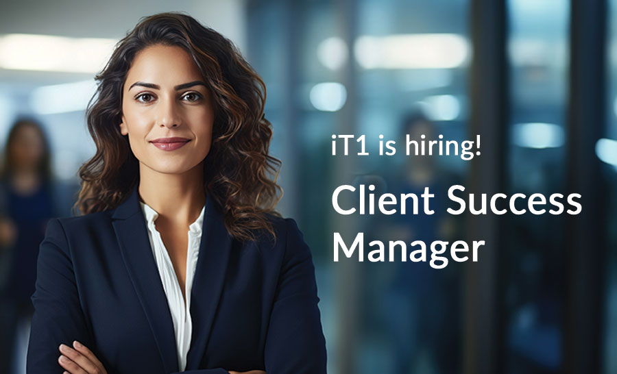 We’re hiring a Client Success Manager!
go.it1.com/careers
In this role, you’ll be the trusted partner for our services clients—driving satisfaction and solving challenges. If you’re passionate about building strong relationships and creating long-term impact, apply today.