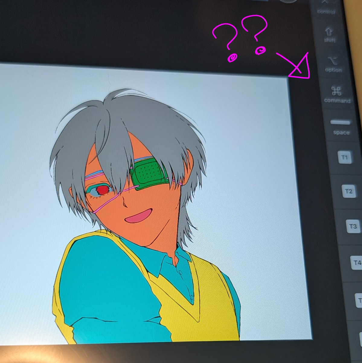 #途中経過 のサイケデリック
#イラスト
クリスタの右側のなんかいきなり出っぱなしになっちゃった⁽⁠⁽⁠ଘ⁠(⁠ ⁠ˊ⁠ᵕ⁠ˋ⁠ ⁠)⁠ଓ⁠⁾⁠⁾