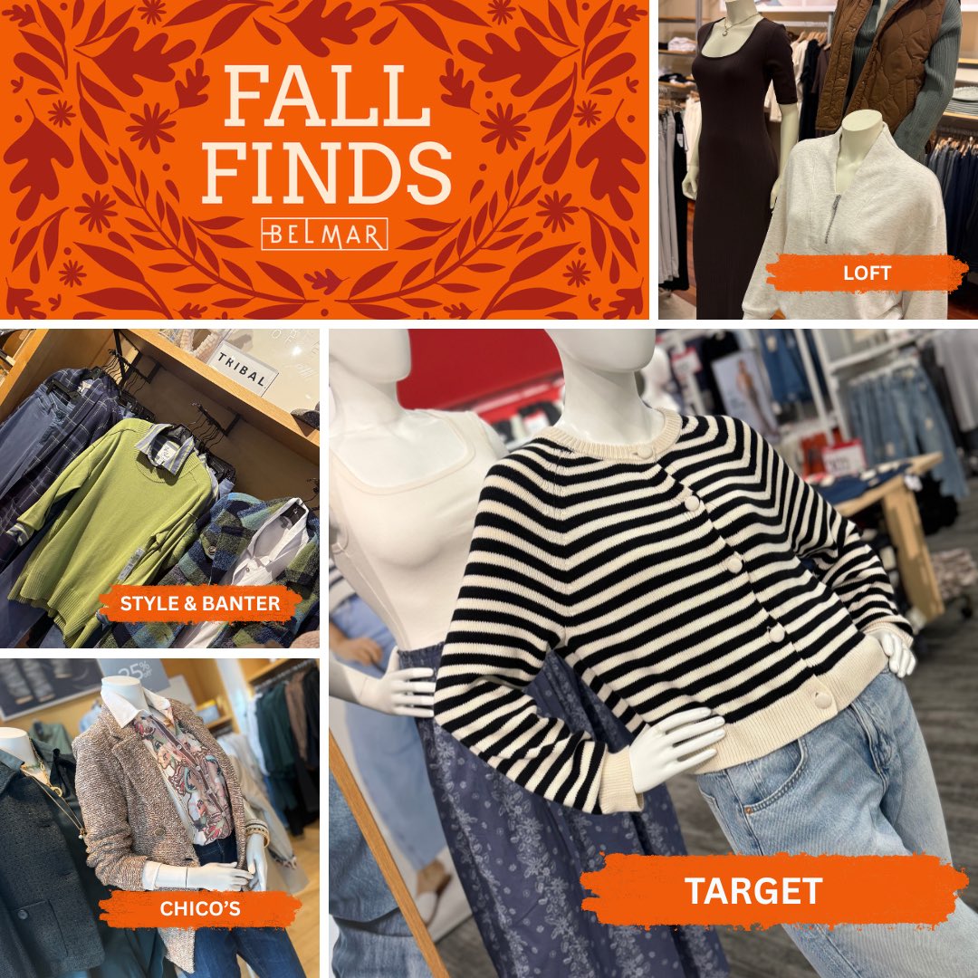 🍁 Fall Finds are here! Check out our shopping guide packed with fashion, home décor, and seasonal must-haves — all in one place.

👉 See our favorites: belmarcolorado.com/event/back-to-… 

#Belmar #LakewoodColorado #FallStyle