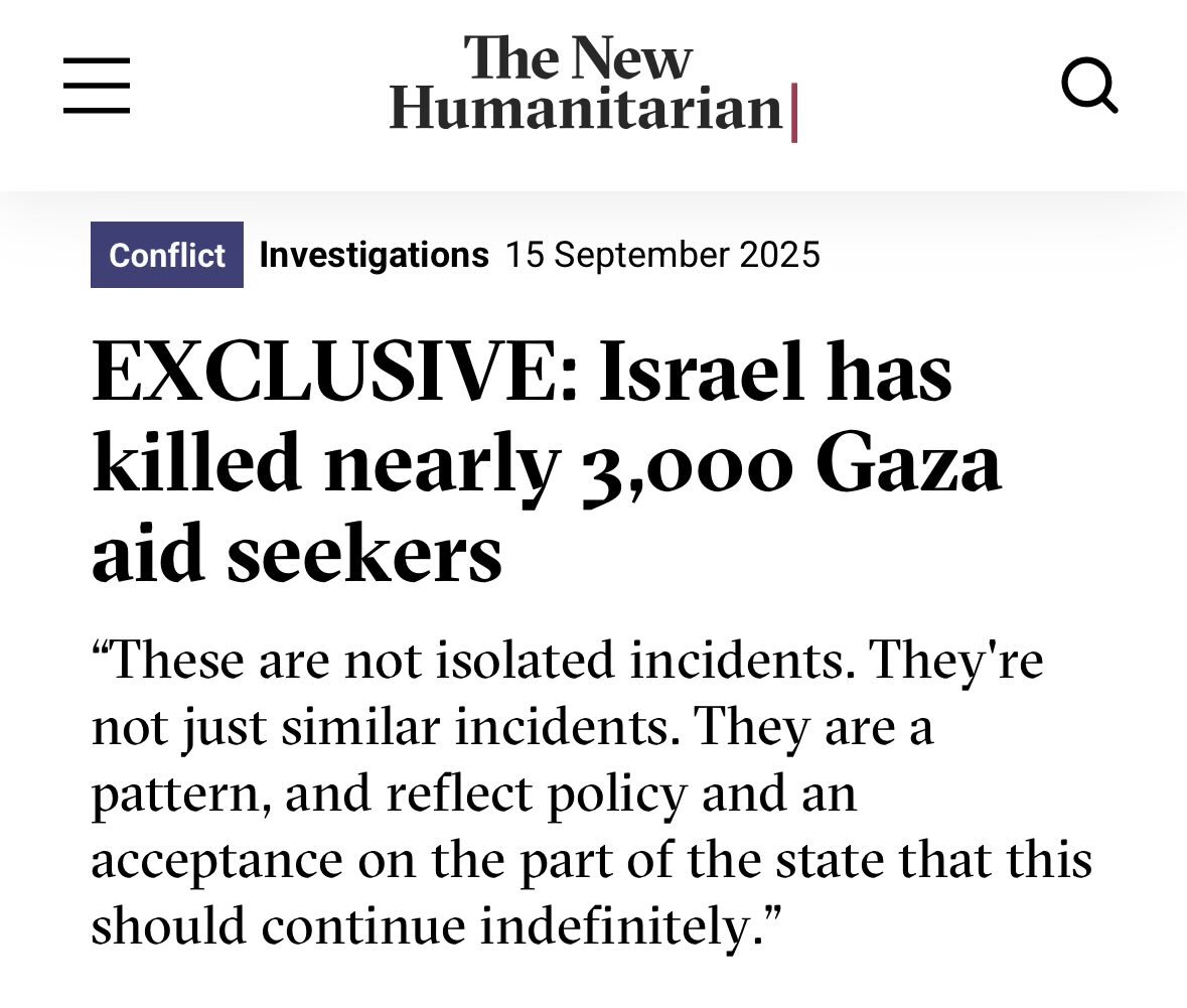 "Our database contains information on almost 200 attacks on people seeking aid in Gaza between January 2024 and the end of July this year, resulting in over 1,200 people killed and nearly 4,700 wounded."

"These numbers ... do not include attacks ... near GHF sites"