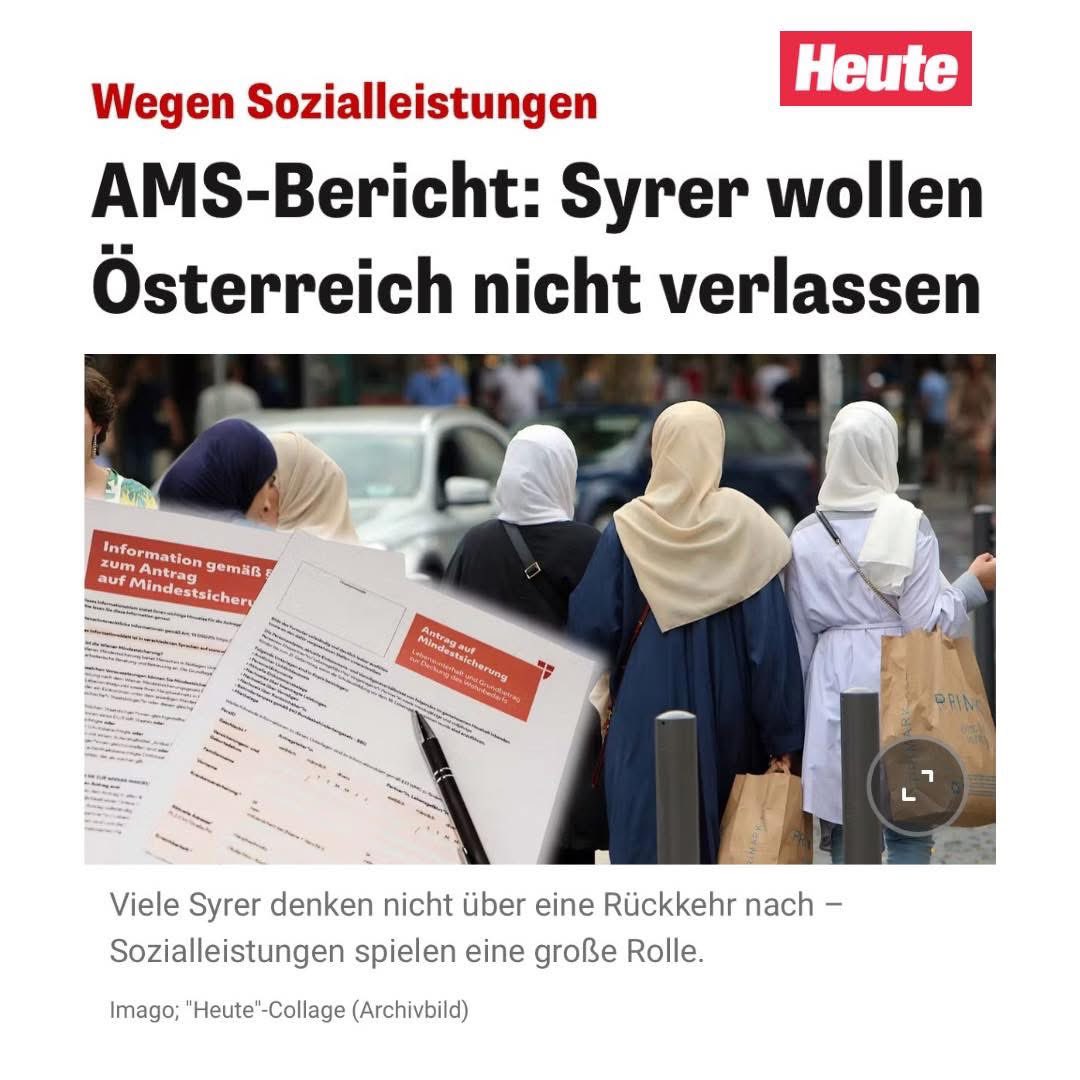 Genau davor hat die FPÖ immer gewarnt. Es ist eine Zuwanderung ins Sozialsystem und daher wollen sie auch nicht gehen. Nur die FPÖ hat die Kraft, eine Trendumkehr in diesem Bereich sicherzustellen.
