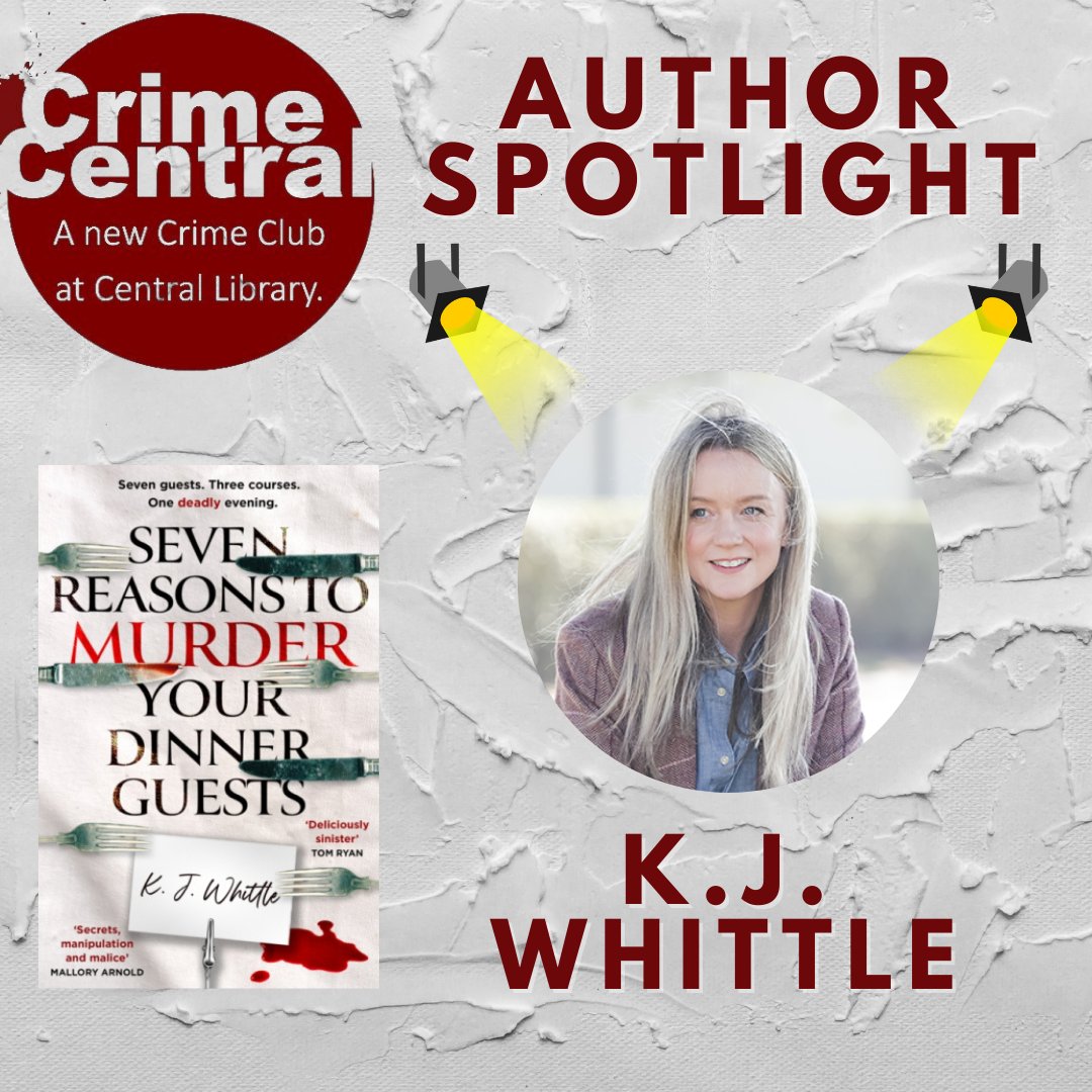KJ Whittle worked as a journalist writing for national newspapers and magazines, before attending Curtis Brown Creative's novel writing course.

Kerry's debut novel, Seven Reasons to Murder Your Dinner Guests, was published last week 🎉

Join us NEXT WEEK to see Kerry on stage!