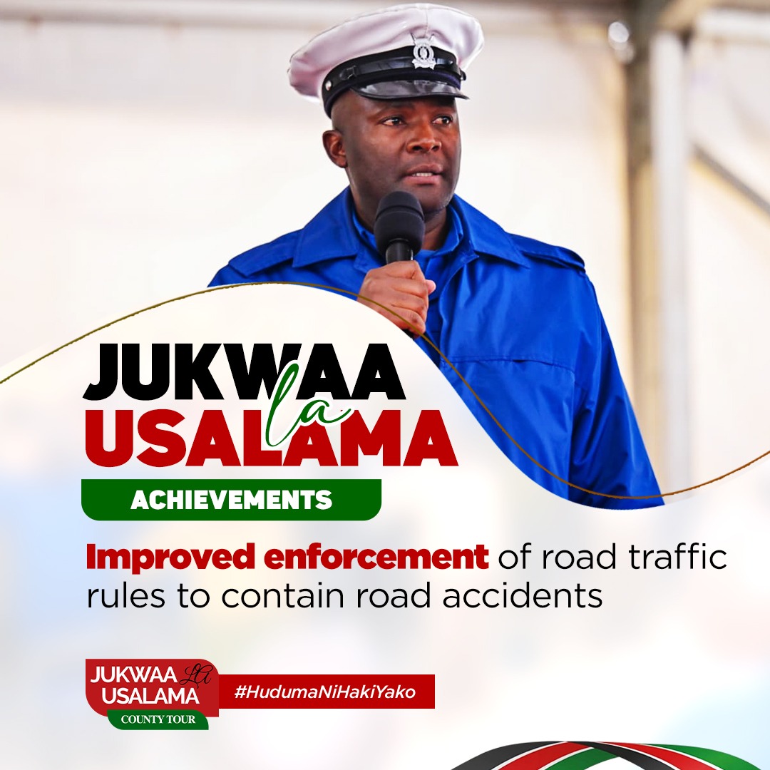 Markunder's tweet photo. The 47-county #JukwaaLaUsalama Tour sets a new, creative standard for governance. It demonstrates that the most strategic policies are those forged in the reality of citizens' lives. @kipmurkomen
CS Kipchumba Murkomen #StateOfSecurity https://t.co/ZbwmkfhV9s