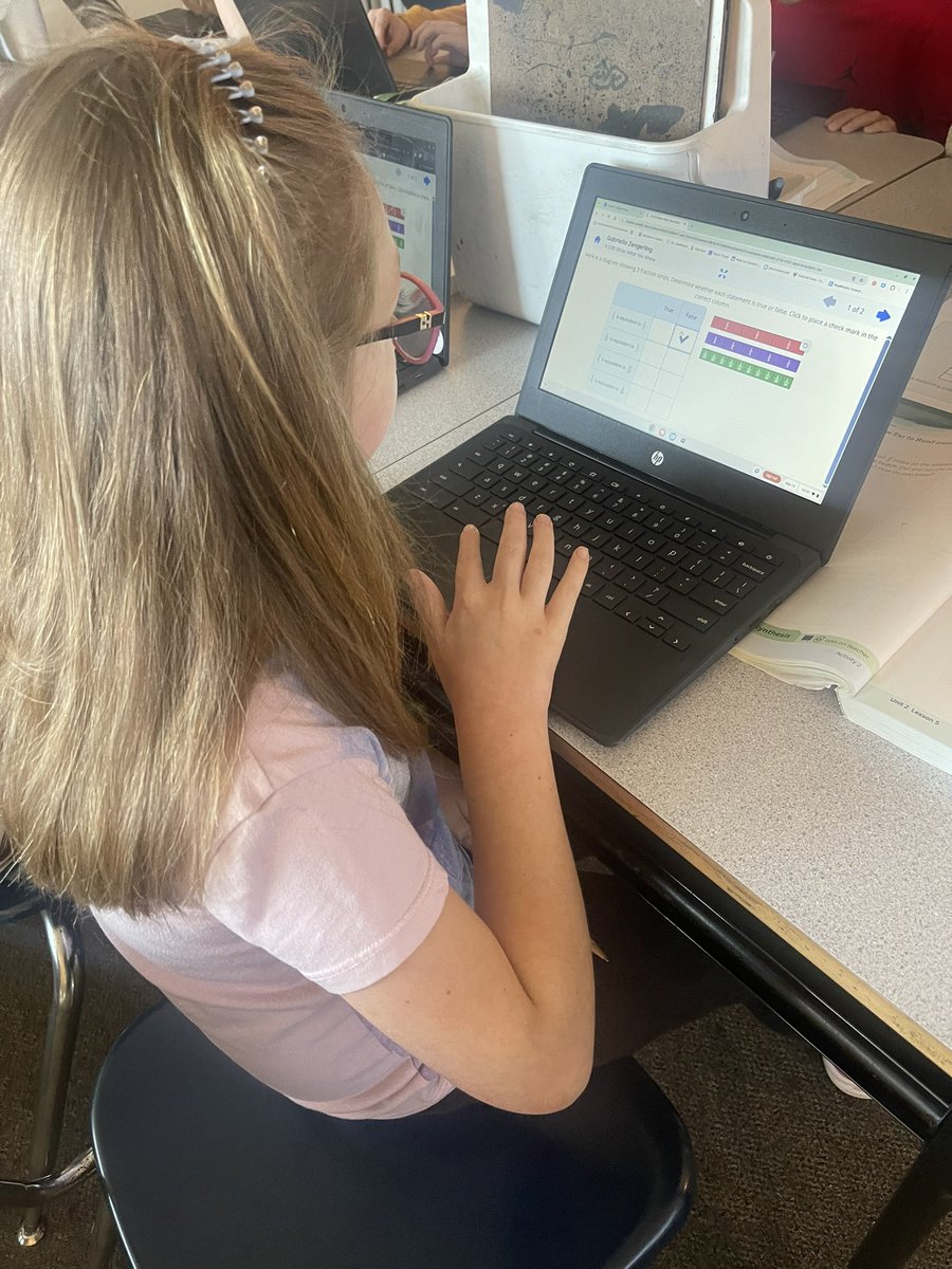 Equivalent fractions in 4th grade today! #wtetowerup