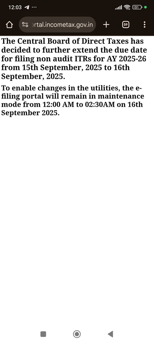 FrancisAshish's tweet photo. Extended till tomorrow
Now down for maintenance. 

#Extend_Due_Date_Immediately 
#Extend_due_date_now https://t.co/C7YI3bsXdf
