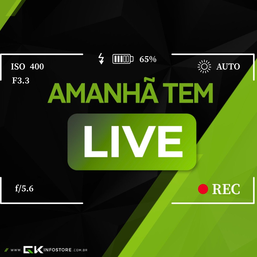 🚨 AMANHÃ TEM LIVE NA GK! 🚨

🎉 Vai rolar muitos sorteios exclusivos, e um deles é simplesmente um CUPOM DE R$ 4.000,00 para você garantir sua placa de vídeo! 💻🔥

👉 Serão 3 chamadas durante a live, então você vai precisar acompanhar do início ao fim pra não perder a chance de