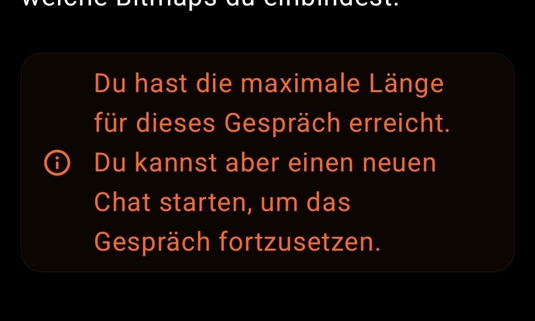 Läuft bei ChatGPT... ich kotze...