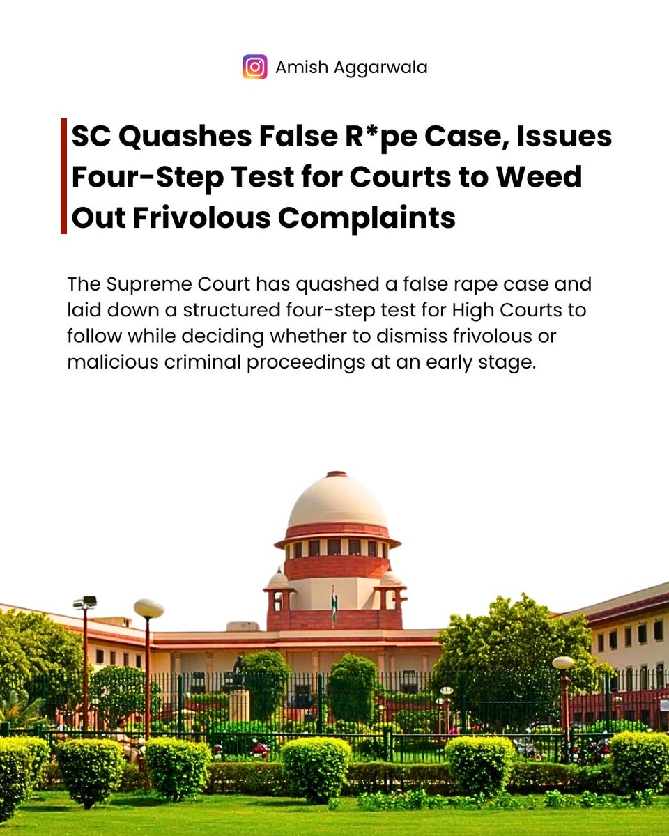 Womens of this country has stooped to such low levels in filing #fakerapecases, that Supreme court has to give guidelines 

Four steps to weed out frivolous complaints of r@pes!

#WattaShame