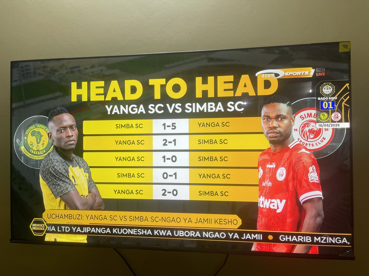 ibrakasuga's tweet photo. Kwenye michezo 5 ya mwisho Simba dhidi ya Yanga,
•Yanga kashinda Mechi zote 5
•Yanga kafunga mabao 11
•Simba kafunga mabao 2
⛔️Kwa mujibu wa takwimu hizi Simba kesho anaingia kwenye mchezo akiwa ni Underdog. 😎 https://t.co/98F6mAqJY1