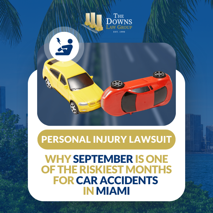 DownsLawGroup's tweet photo. September brings more than just rain to Miami; it brings a spike in car accidents.

🚦☔️Learn why crashes increase and what steps to take if you’re involved in one.

🔗Read more on our blog. Link in bio!

#newblogpost #caraccident #miamiflorida #personalinjury #TheDownsLawGroup https://t.co/PbHuBDOauK