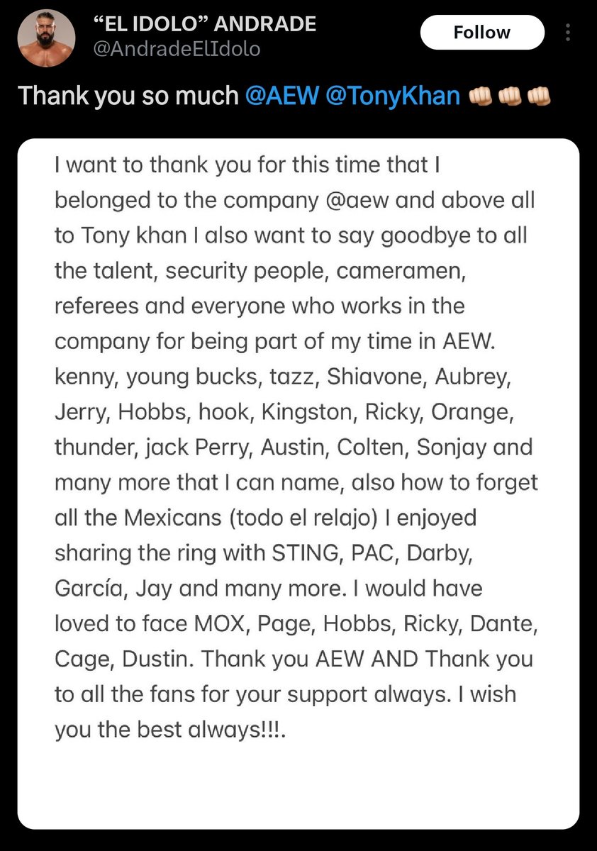 اندرادي لما طلع من WWE و لما طلع من AEW 😂