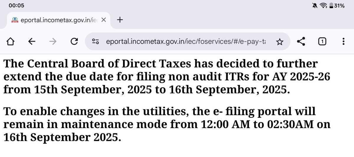 akash22x's tweet photo. #ITRDeadline #itrduedateextension #onemoreday https://t.co/Jw4EDPojQu