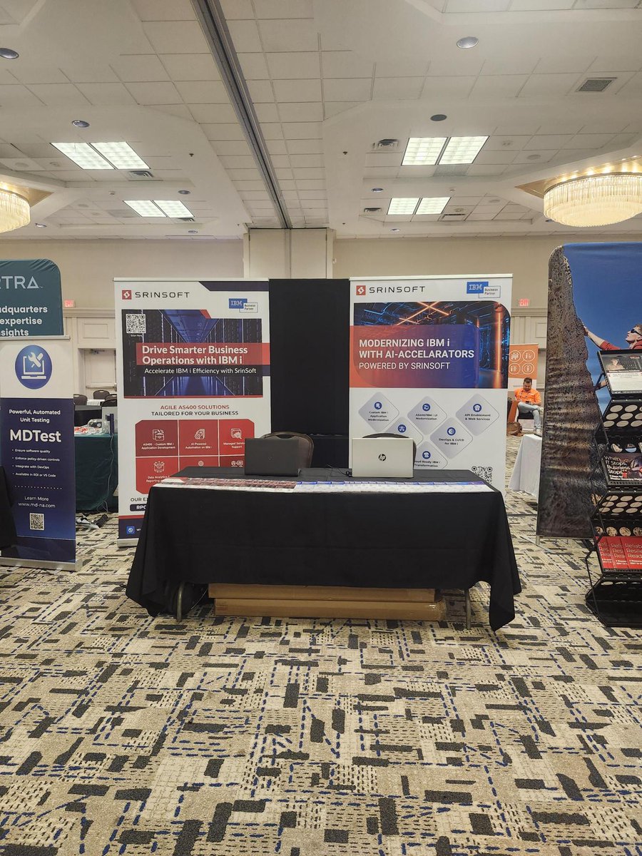We’re LIVE at #NAViGATE2025 — Booth #34 is where IBM i (AS400) transformation happens!

Meet Madan Kumar Jayagopal, VP of Global Business Development &amp; Devendra Bhatt, Technical Project Manager and see how SrinSoft can future-proof your IBM i.

#SrinSoft #IBMi #AS400 #Booth34