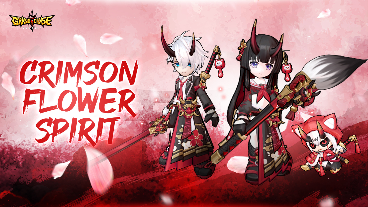 Crimson Flower Spirit has arrived.

Grab the new Coordi and pet through September 30th.

#GrandChaseClassic #Action #RPG