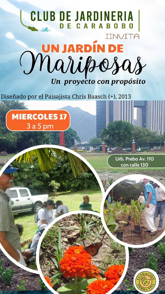 Cordialmente invitados. Ven a conocer un proyecto paisajistico con propósito.  Quieres tener *un Jardín que atraiga mariposas* y otros polinizadores?  Si te gustan las plantas, si eres docentes, si quieres tener en tu plaza, área ver de la ciudad... Ven y entérate!!!