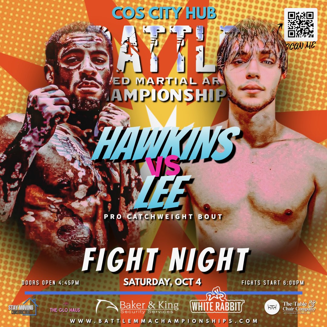 Pariahmma's tweet photo. Battle 17
October 4th
Colorado Springs 
COS City HUB 
4304 Austin Bluffs Pkwy, Colorado Springs, CO 80918

Link for tickets: 
https://t.co/BUzG8U4MHG https://t.co/0ToX8MozJf