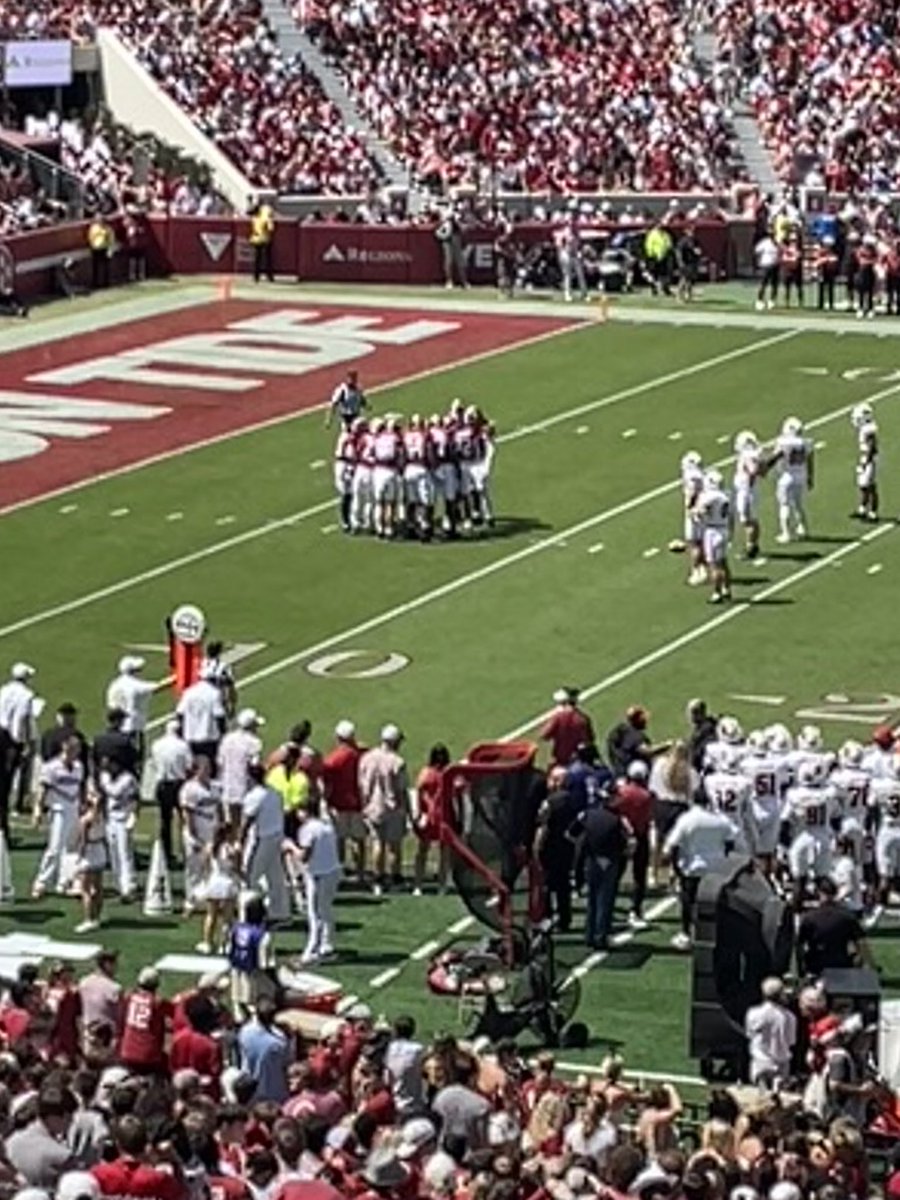 JoshFrieser's tweet photo. I had a great time in Tuscaloosa this weekend with my client Michael Carroll and his family.

Michael and the offensive line led the charge in an impressive 75-yard reverse flea-flicker screen touchdown.

It was awesome to see Michael making some life-long fans after the game! https://t.co/PN8evhzFWe