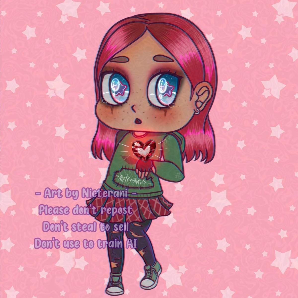 Nicterani's tweet photo. Voy a estar re subiendo algunas cosas de este lado, por fin pude acceder a esta cuenta después de inconvenientes con el correo XD
En fin, Susie chibicita, toda linda♥
#dbdfanart #DeadbyDaylight #dbdlegion #susiedbd #susielegion #SusieLavoie #dbdkiller #dbdchibi #Chibi #fypシ https://t.co/PVlsJ0uTCZ