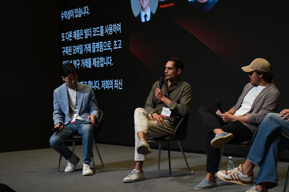 layer3xyz's tweet image. We attended UDC 2025, hosted by @Official_Upbit. We also had the opportunity to share more about Layer3&apos;s roadmap at @BTCON_Seoul, hosted by @l2iterative, and the Onchain Symposium, hosted by @tokenpost.