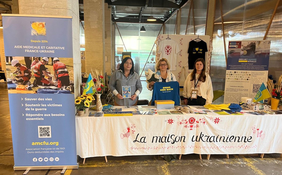 AMCFU's tweet image. 🌍 #ClimaxFestival à Bordeaux : échanges sur solidarité, droits humains et écologie. ✊🌱
🏫 Projet d’abri souterrain à Ivankiv pour protéger les élèves, près de Tchornobyl – nous cherchons des architectes.
💧 Cagnotte pour 4 stations d’eau potable➡️ helloasso.com/associations/a…